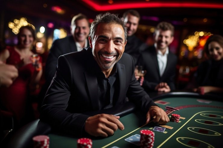 Meja live blackjack dengan dealer profesional di studio sri togel